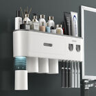 Toothbrush Holder Double Automatic Toothpaste Dispenser Inverted Cup Storagerack