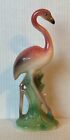 Vintage Mid-century 10  Pink Flamingo Ceramic Figurine 1950s Decor