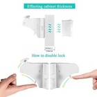 16 Pack Child Safety Magnetic Cabinet Locks - Vmaisi Children Proofcupboard Baby