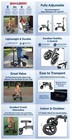 Economy Kneerover   Steerable Knee Scooter Black - Open Box