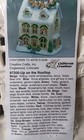 California Creations Up On The Rooftop 97200 Ready To Paint Christmas Village 98