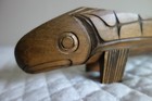 Signed Delmar Joseph Squamish Nation Canada Carved Wooden Salmon