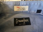 Gitman Bros  Pinpoint Blue Oxford Cotton Dress Shirt Point Collar 16 32 33