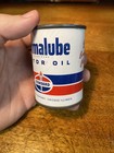 Vintage Standard Permalube Motor Oil Can Coin Bank Tin Gas Station Advertising