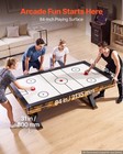Vevor 84  Air Hockey Table With Electronic Scorer   High-powered Blower