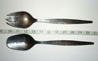 Antique Hammered Sterling Craftsman Salad Fork   Spoon   8 7 Oz  Priced   Scrap