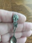 Antique Stamped Silver   835   Fine Rose Salt Spoon West Germany 