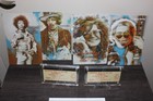2 Woodstock  Sat  Aug 16 1969 Original Ticket  In Acrylic Case in Sequence -e