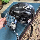 Junior Ice Hockey Helmet  Chest  Shoulder Pads And Gloves