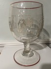 Prohibition Goblet - American 1933 Large Commemorative Glass Goblet
