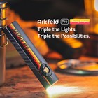 Olight Arkfeld Pro Flat Edc Flashlight Led Uv Laser Combo Racing Stripes Design