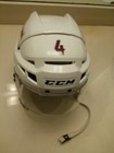 Arizona Coyotes Niklas Hjalmarsson Game-worn White Ccm Helmet  4  2019-20 Season