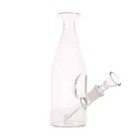 7 5 Inch Sake Bottle Glass Water Pipe Bong Tobacco Hookah Clear With 14mm Bowl