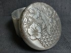Vtg Wendell August Forge Pittsburgh Usa Aluminum Trinket Box Floral