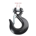  1 4 Inch Clevis Slip Hook With Safety Latch - Heavy Duty Forged Steel 1pc