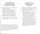 Fitzgerald s Casino Las Vegas  Nv - Everyone s A Winner Card With Folder