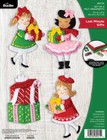 Diy Bucilla Last Minute Gifts Christmas Shopping Felt Ornament Kit