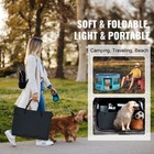 Foldable Pet Playpen 44 X 44 X 24 In Portable Dog Playpen Crate For Cat