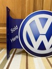 Volkswagen Sign Metal Flange Parts Bug Passat Vr6 Vw Vintage Style Wall Decor
