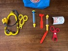 Vintage 1993 Sesame Street Doctor s Kit Tyco Bag Medicine Play Big Bird W  Tools