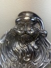 Vtg  Pewter Santa Claus Large Serving Bowl Made In Mexico