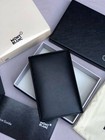 Men   s Wallet  Meisterstuck 4cc Card Holder Black Leather Mini Wallet Mb