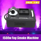 Smoke Fog Machine Dmx Dj Party Vertical Spray Fog Stage Light Rgb 24 Led Light