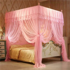 4 Posters Corners Bed Canopy Princess Queen 150 200  Mosquito Bedding Net 