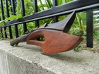 Fijianfull Size  Spike  War Club 18    Hand Carved Wood Fiji  Weapon  Battle Axe