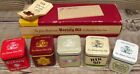 Lot Of 5 Vintage Empty Pipe Tobacco Tins By John Middleton In Original Gift Box