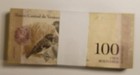 1 Bundle 100 Pcs Bank Notes Venezuela 100 Bolivares Circulated 2007-2017 