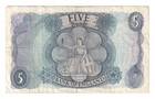 Bank Of England   5 J S Fforde Blue Note Qeii 1960s