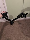Vivo Stand-v002 Dual Monitor Desk Mount - Black
