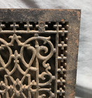 Antique Cast Iron Decorative Heat Grate Floor Register 10x14 Vtg Old 1577-25b