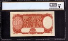1939 Australia 10 Shillings Note Currency Pick 25a Pcgs B Extra Fine Xf Ef 40