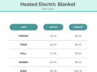 Black decker Heated Queen Blanket  84  X 90     10 Heat Settings  10-hour Timer
