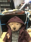 Brown  Russ Berrie   Co Teddy Bear In Hooded Sweater   Pants Plush 14 