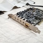 Creative Labs Sound Blaster Audigy Sb0090 Pci Audio Card W  Sb0110 Module 1394