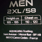Aqualung Men   s Wetsuit Top Red black Size 2xl 2xl 58 Height 185-195cm