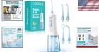 Ada Accepted Portable Water Flosser  3 Modes   6 Pressure Settings For Optima   