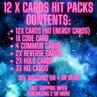 Pok  mon Hit Pack      12x Cards  3 Double Rare   Hits   No Duplicates   Near Mint