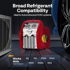 Portable Refrigerant Recovery Machine 110-120v Ac 60hz 3 4hp Single Cylinder Red