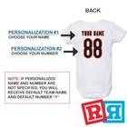 Personalized Chicago Bears Gerber Baby Onesie   Cotton Custom Bodysuit