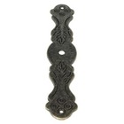 Belwith Palmetto Rustic Windover Antique 5  Cabinet Knob Backplate Pa0932-woa