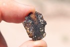 Admire Pallasite Meteorite  Etched Slice Weight 1 24 Grams  8 Inch