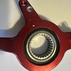 Micro Sprint Red Rear Caliper Carrier  50mm I d  Single Bearing 3-1 4  Spread