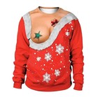 Funny Ugly Christmas Sweatshirt Men Christmas Couples Crewneck Sweater