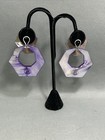 Stephen Dweck Sterling  Drop Dangle Clip-on Earrings