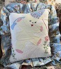 Baby Bear Pillow brand New  Made From Vintage Baby Quilt 1950   s  Precious 