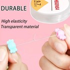 Elastic Bracelet String Cord Stretch Bead Cord For Transparent 230ft 70m 0 7mm 
